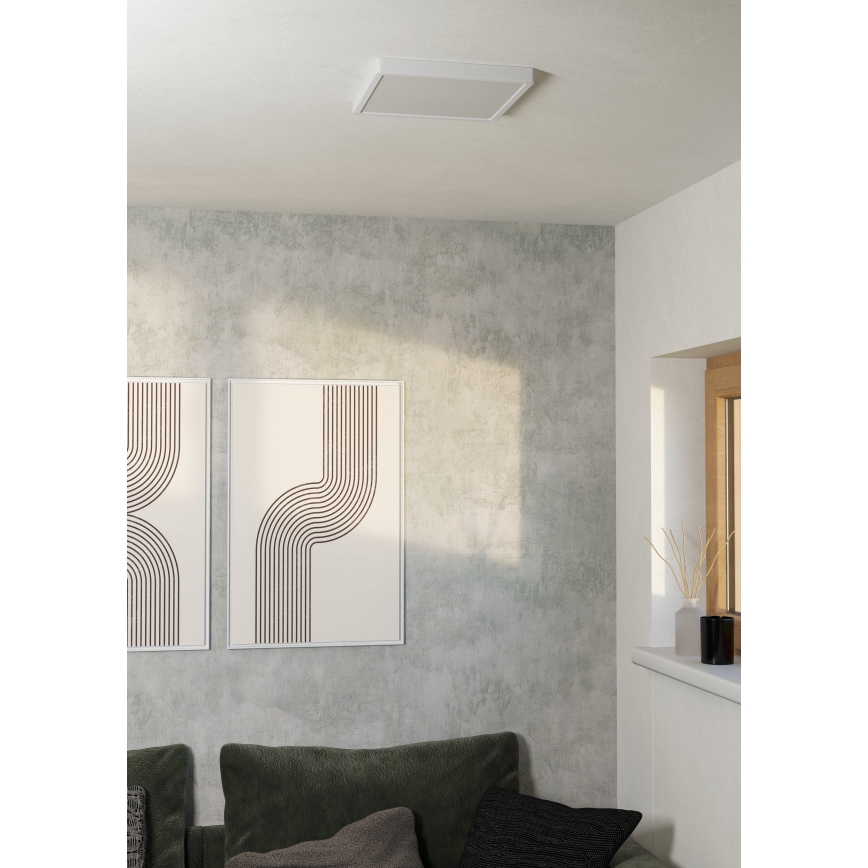 Eglo - Plafonnier LED/13W/230V 2700/4000/6500K 29x29 cm blanc