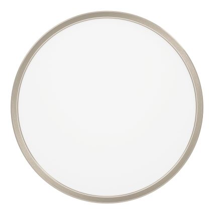 Eglo - Plafonnier LED 17 W (230 V), températures de couleur 2700/4000/6500 K, Ø 38,9 cm, chrome mat