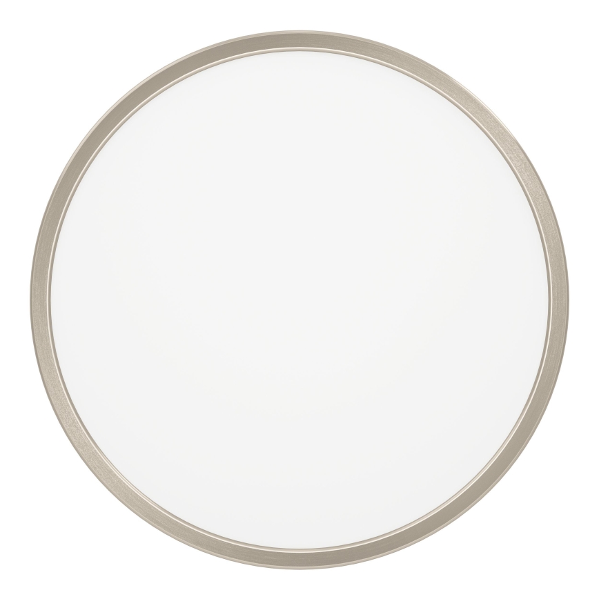 Eglo - Plafonnier LED 17 W (230 V), températures de couleur 2700/4000/6500 K, Ø 38,9 cm, chrome mat