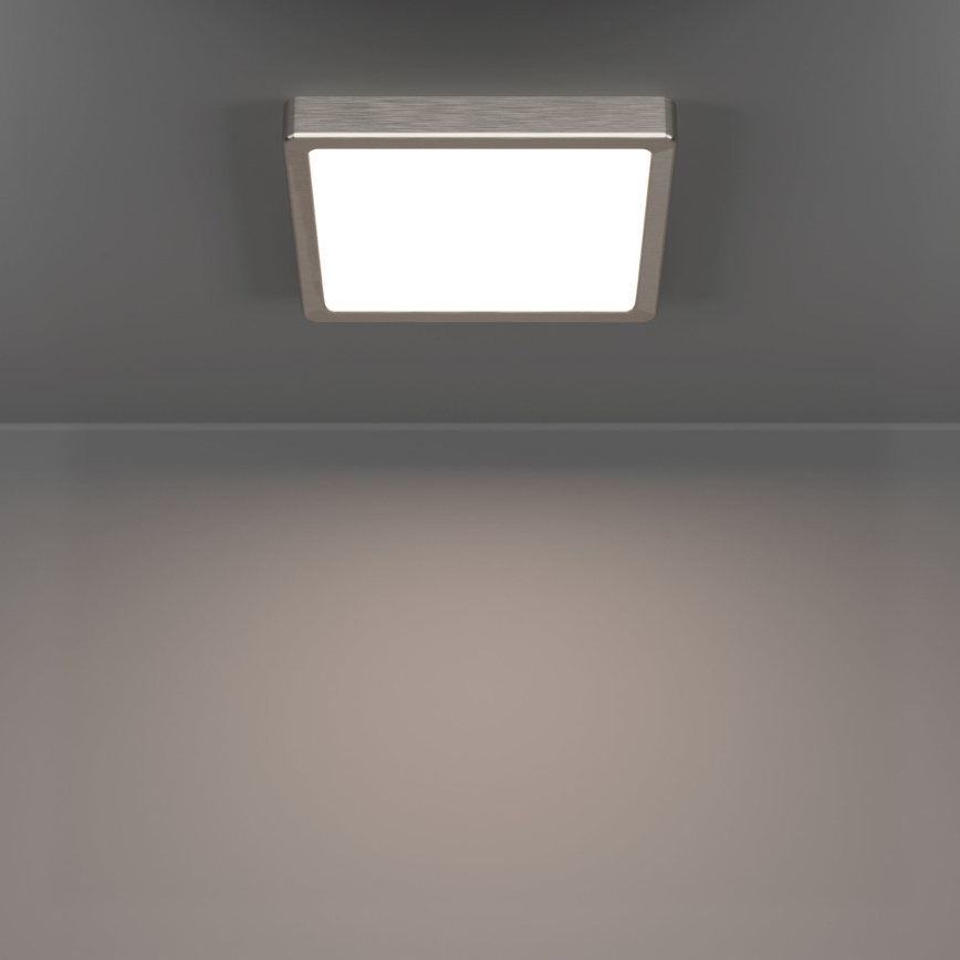 Eglo - Plafonnier LED/10,5W/230V 2700/4000/6500K 22x22 cm chrome mat