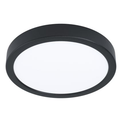 Eglo - Plafonnier LED pour salle de bains LED/11,5W/230V 2700/4000/6500K Ø 21,1 cm IP44 noir