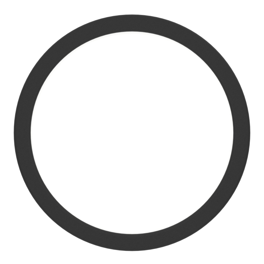 Eglo - Plafonnier LED pour salle de bains, 11,5 W / 230 V, Ø 21,1 cm, IP44, noir