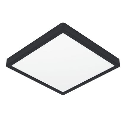 Eglo - Plafonnier LED pour salle de bains LED/13W/230V 29x29 cm IP44 noir