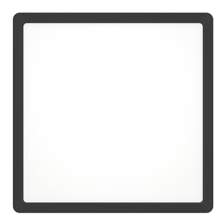 Eglo - Plafonnier LED pour salle de bains LED/13W/230V 29x29 cm IP44 noir