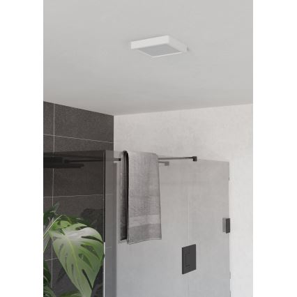 Eglo - LED plafonnier de salle de bains LED/7W/230V 15x15 cm IP44 blanc