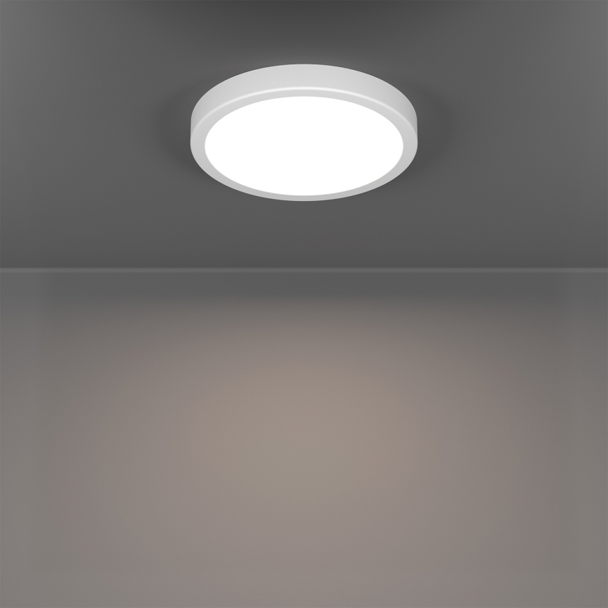 Eglo - Plafonnier LED RGBW dimmable pour salle de bains LED/11,2 W/230 V 2700–6500 K Ø 21,1 cm IP44 blanc