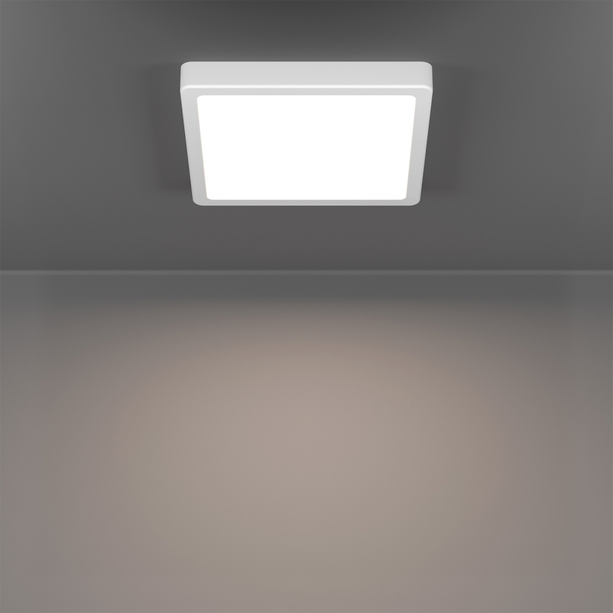 Eglo - Plafonnier LED RGBW dimmable pour salle de bains LED/10,5W/230V 2700-6500K 22x22 cm IP44 blanc