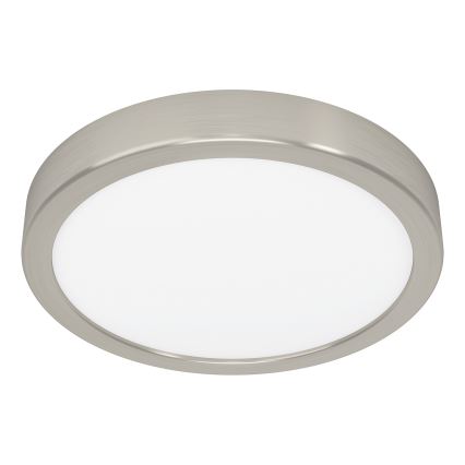 Eglo - Plafonnier LED RGBW dimmable pour salle de bains, 11,2 W, 230 V, 2700-6500K, Ø 21,1 cm, IP44, chrome mat