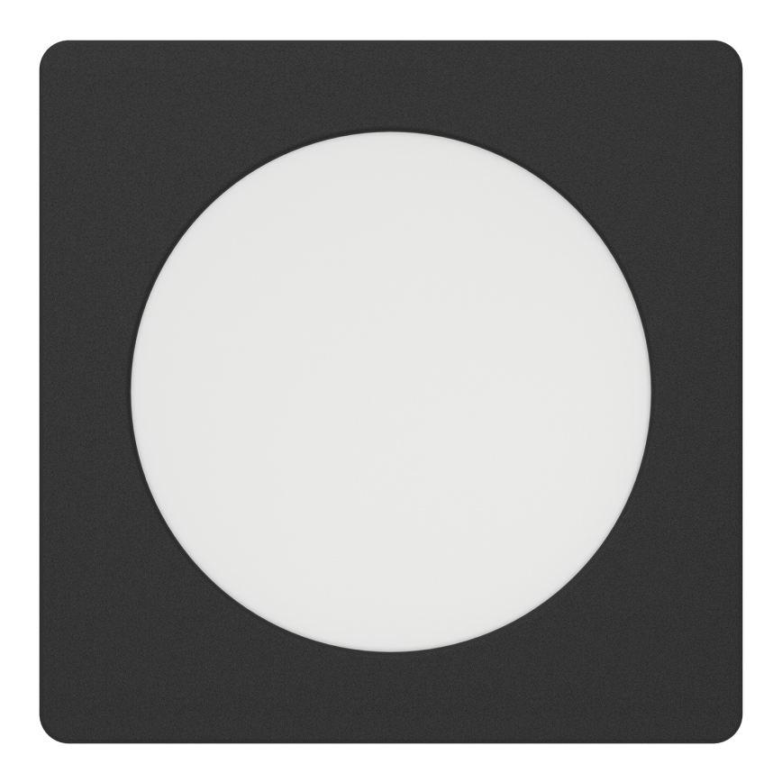 Eglo - Plafonnier encastré LED/6,3W/230V 2700/4000/6500K 11,9x11,9 cm noir