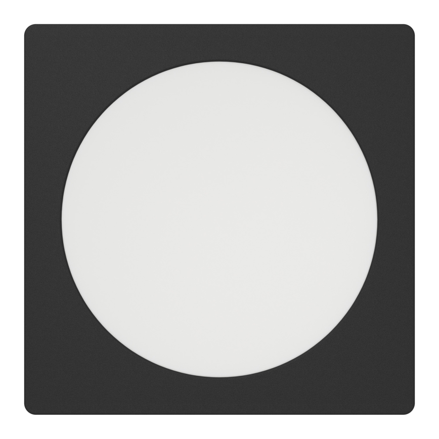 Eglo - LED Luminaire encastré LED/10,5W/230V 2700/4000/6500K 16,6x16,6 cm noir