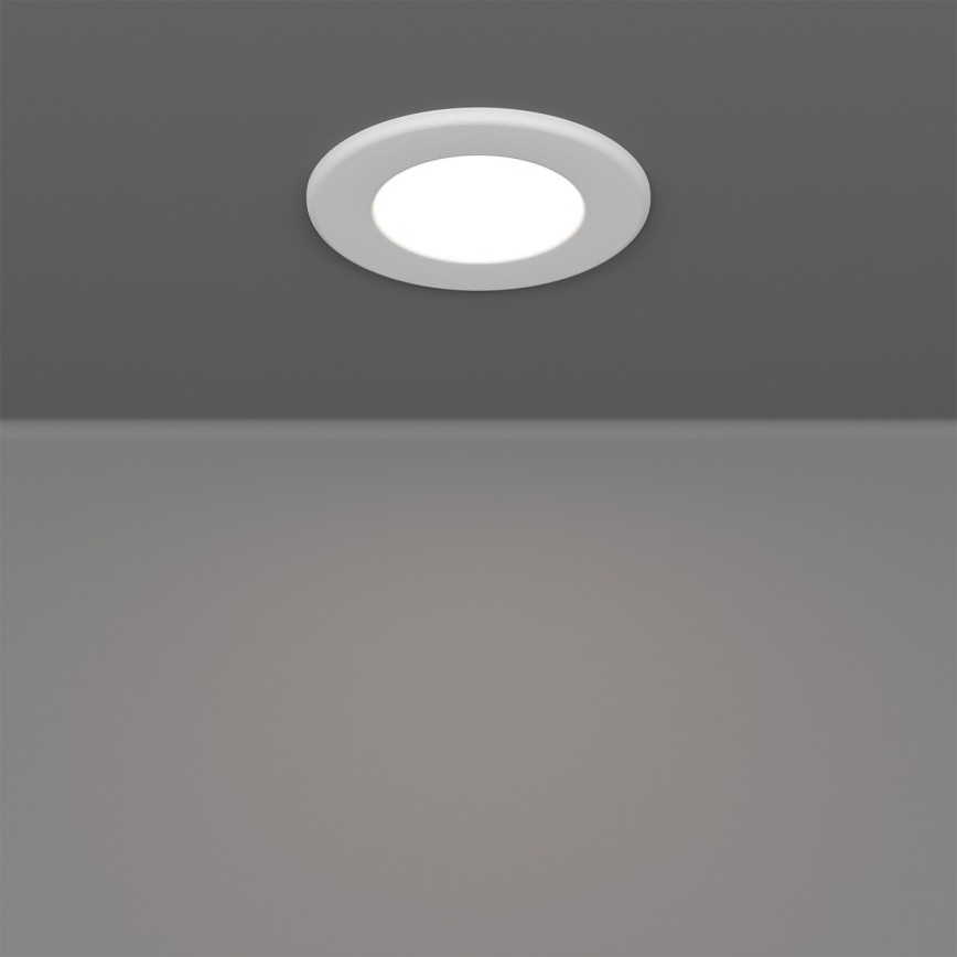 Eglo - Lot de 3 spots encastrables LED 3,7 W / 230 V / 2700/4000/6500 K Ø 8,8 cm blanc