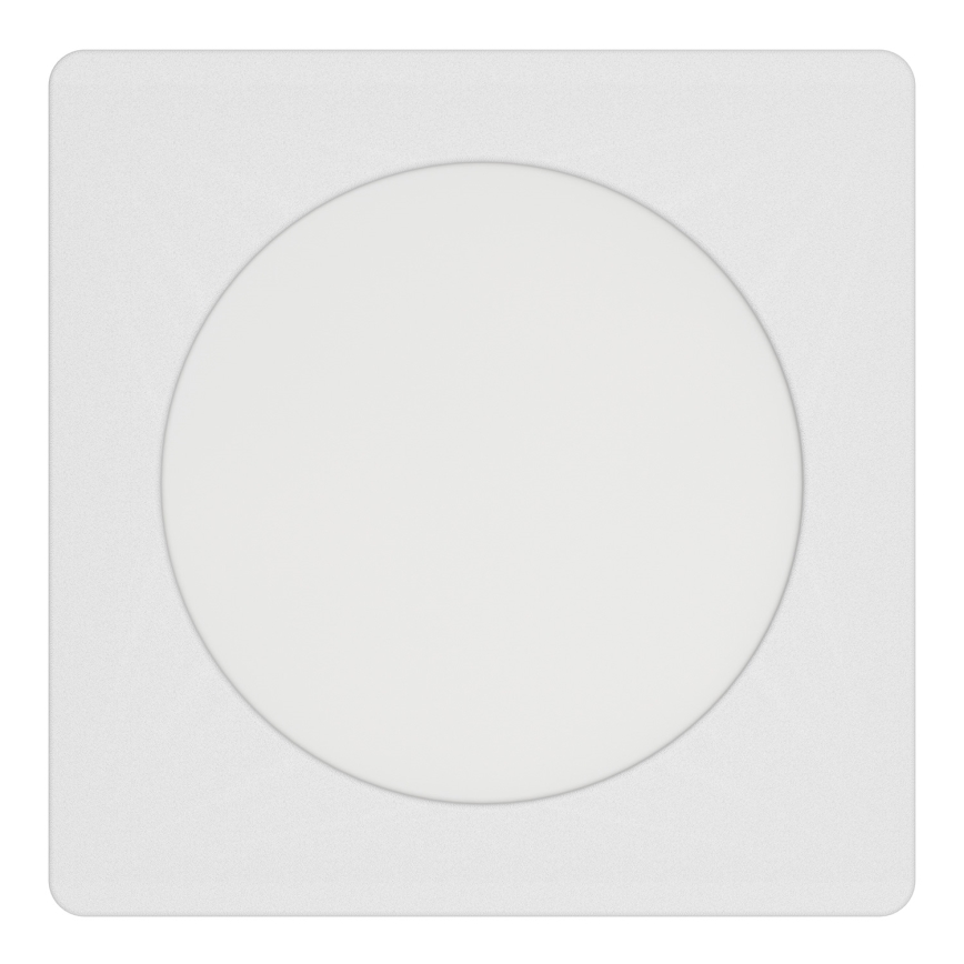 Eglo - Luminaire encastré LED 6,3 W, 230 V, 2700/4000/6500 K, 11,9 x 11,9 cm, blanc