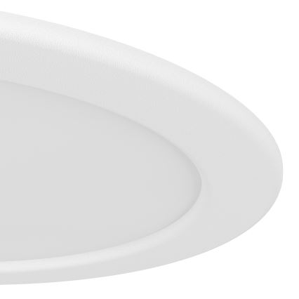 Eglo - Plafonnier LED encastré pour salle de bains LED, 10,5W/230V, 3 températures de couleur (2700/4000/6500K), Ø 16,8 cm, IP44, blanc