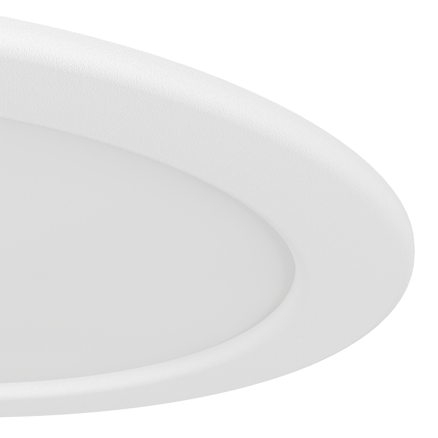 Eglo - Plafonnier LED encastré pour salle de bains LED, 10,5W/230V, 3 températures de couleur (2700/4000/6500K), Ø 16,8 cm, IP44, blanc