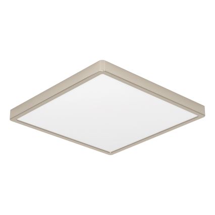 Eglo - Plafonnier de salle de bains LED RGBW dimmable, 17,8 W, 230 V, 2700–6500 K, 39 x 39 cm, IP44, chrome mat