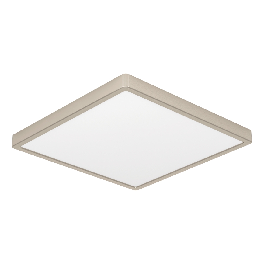 Eglo - Plafonnier de salle de bains LED RGBW dimmable, 17,8 W, 230 V, 2700–6500 K, 39 x 39 cm, IP44, chrome mat