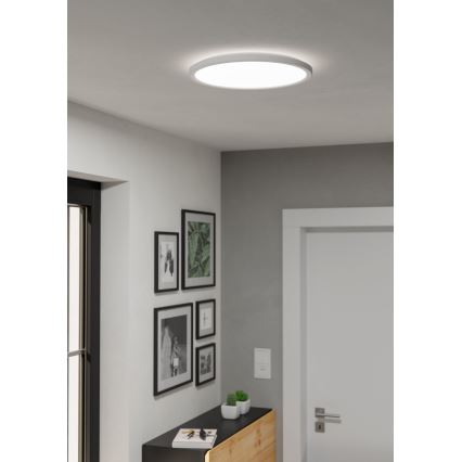 Eglo - Plafonnier extérieur LED/18,5W/230V 2700/4000/6500K d. 38,9 cm IP44 blanc