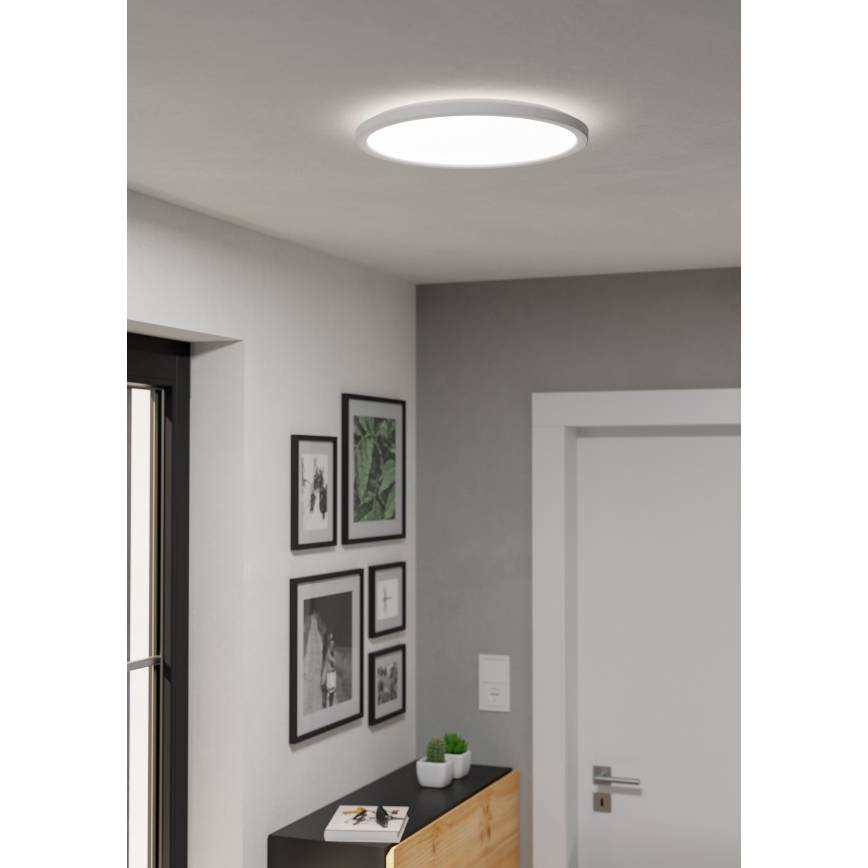 Eglo - Plafonnier extérieur LED/18,5W/230V 2700/4000/6500K d. 38,9 cm IP44 blanc