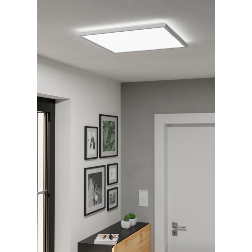 Eglo - Plafonnier extérieur LED/17W/230V 2700/4000/6500K 50x50 cm IP44 blanc
