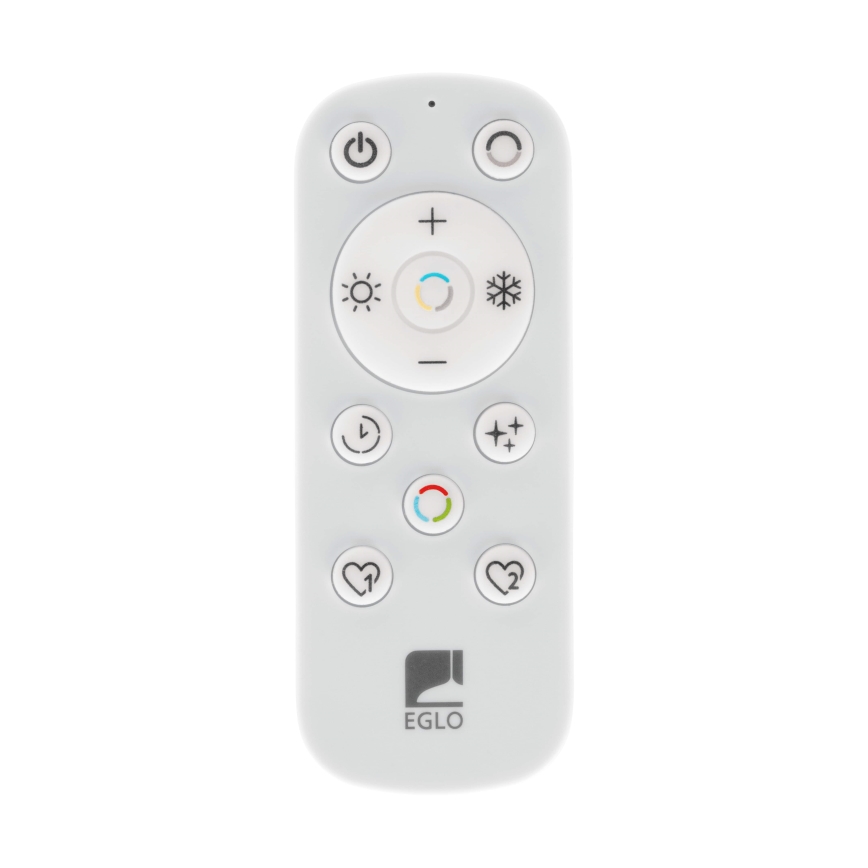 Eglo - Plafonnier extérieur à intensité variable LED/18,5W/230V 2700-6500K d. 38,9 cm IP44 blanc + télécommande
