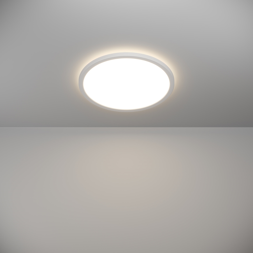 Eglo - Plafonnier extérieur à intensité variable LED/18,5W/230V 2700-6500K d. 38,9 cm IP44 blanc + télécommande