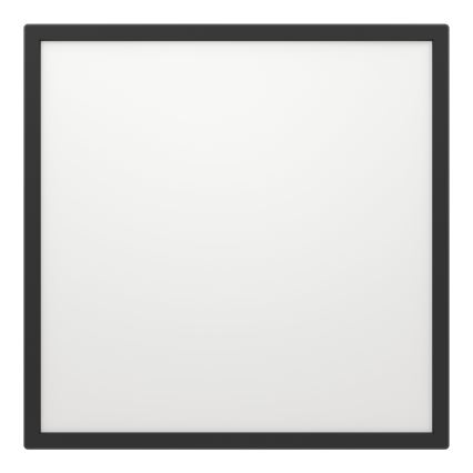Eglo - Plafonnier extérieur RGBW à intensité variable LED/17W/230V 2700-6500K 50x50cm IP44 noir ZigBee