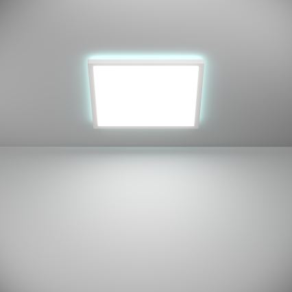 Eglo - Plafonnier LED RGBW dimmable pour salle de bains LED/17,6W/230V 2700-6500K 39x39 cm IP44 blanc ZigBee