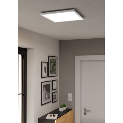 Eglo - Plafonnier LED RGBW dimmable pour salle de bains LED/17,6W/230V 2700-6500K 39x39 cm IP44 blanc ZigBee