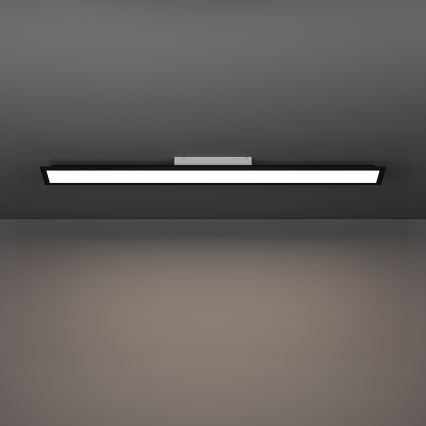 Eglo - Panneau LED en saillie, 28 W, 230 V, 2700/4000/6500 K, 120 x 15 cm, noir