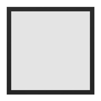 Eglo - Plafonnier LED RGBW dimmable LED/19W/230V 2700-6500K 40x40 cm noir