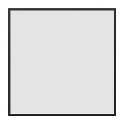 Eglo - Panneau LED RGBW dimmable en saillie LED/33W/230V 2700-6500K 60x60 cm noir