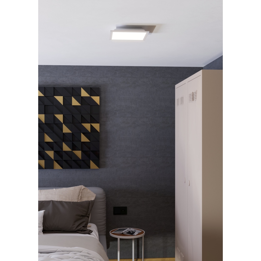 Eglo - Plafonnier LED RGBW dimmable LED/14W/230V 2700-6500K 30x30 cm blanc