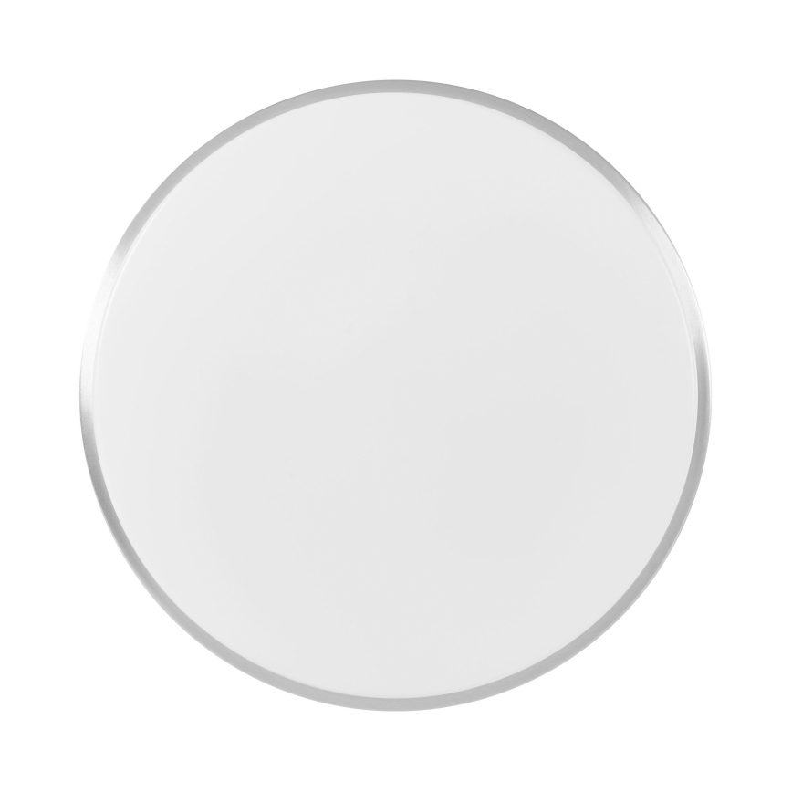 Eglo - Plafonnier LED pour salle de bains, 18 W, 230 V, 3000/4000/6500 K, IP54, chrome mat