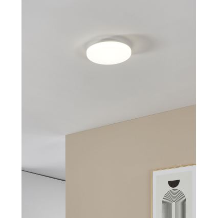 Eglo - Plafonnier LED pour salle de bains LED/16,5W/230V 2700/4000/6500K Ø 26 cm IP54 blanc