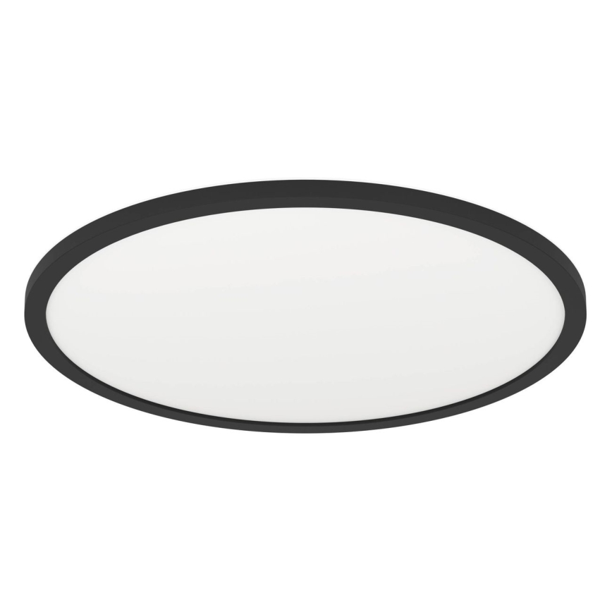 Eglo - Plafonnier LED pour salle de bains, 20,2 W / 230 V, Ø 39 cm, IP54, noir