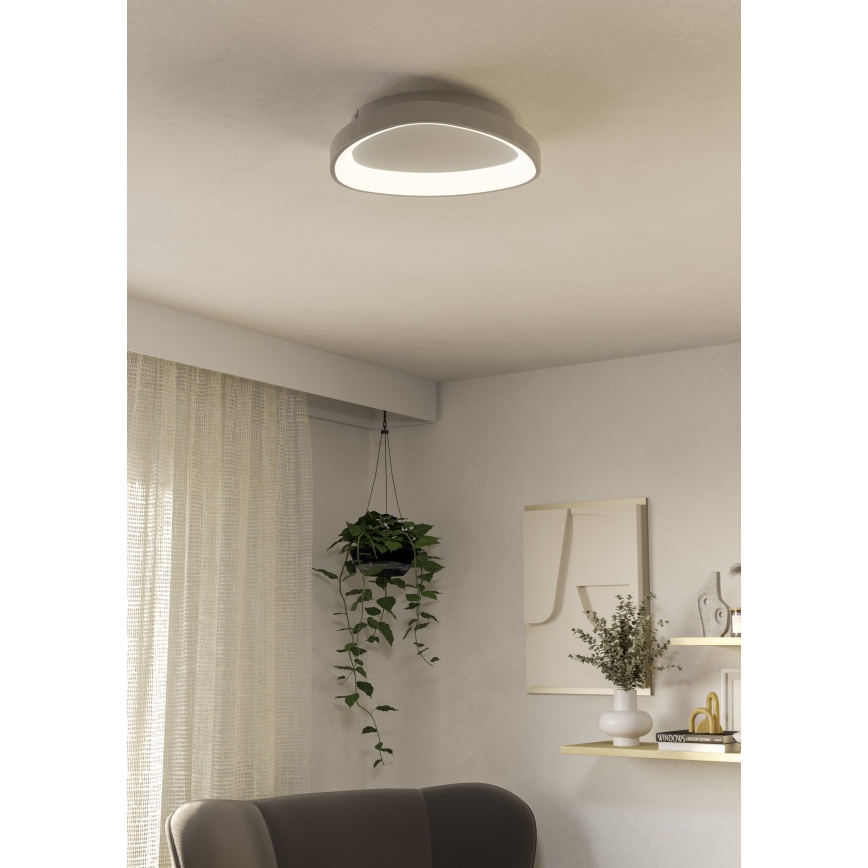 Eglo - Plafonnier à intensité variable LED/12W/230V 2700-6500K blanc + télécommande