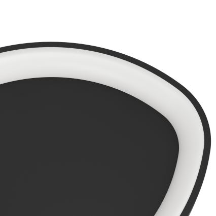 Eglo - Plafonnier à intensité variable LED/12W/230V 2700-6500K noir + télécommande