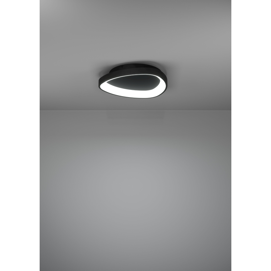 Eglo - Plafonnier à intensité variable LED/12W/230V 2700-6500K noir + télécommande