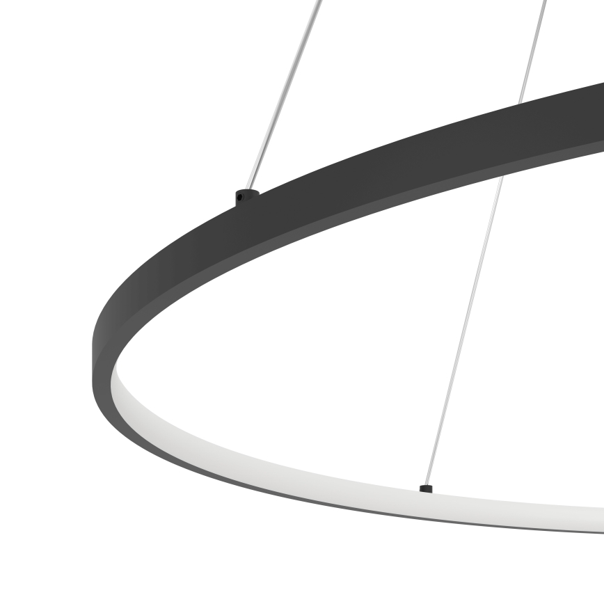 Eglo - Suspension filaire à intensité variable LED/40W/230V 2700-6500K noir + télécommande