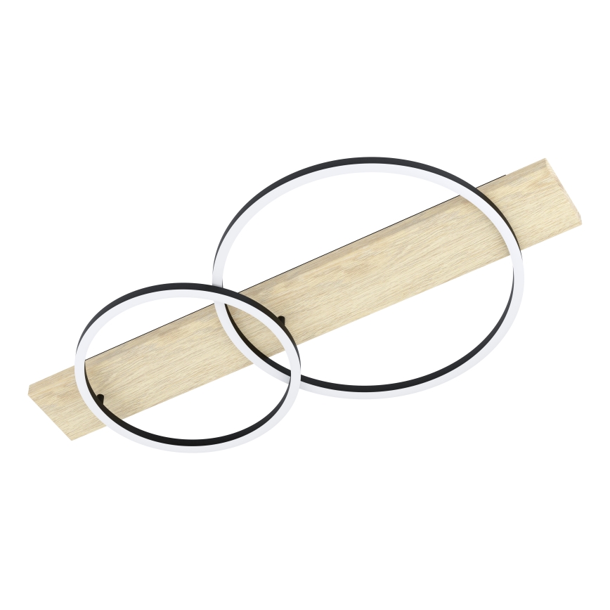 Eglo - Plafonnier 2xLED/12W/230V 3000K beige/noir