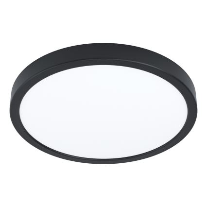 Eglo - Plafonnier LED RGBW dimmable pour salle de bains, LED/17,5W/230V, 2700–6500K, Ø 38,9 cm, IP44, noir
