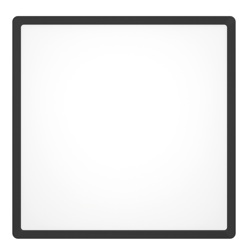 Eglo - Plafonnier LED RGBW dimmable de salle de bains LED/17,8W/230V 2700-6500K 39x39 cm IP44 noir