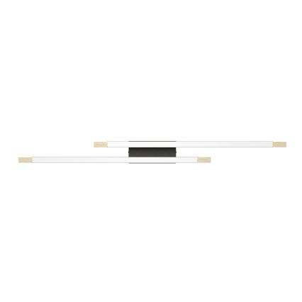 Eglo - Plafonnier à intensité variable 2xLED/10W/230V 3000K noir/beige