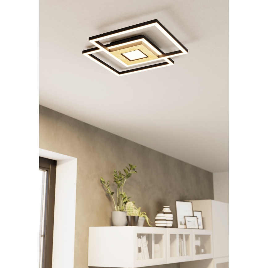 Eglo - Plafonnier à intensité variable 2xLED/17W/230V +1xLED/4,2W 2700-6500K + télécommande