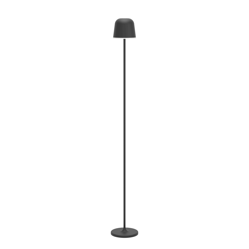 Eglo - Lampadaire extérieur à intensité variable et rechargeable LED/4,3W/5V 2400/3000/4000K IP54 noir