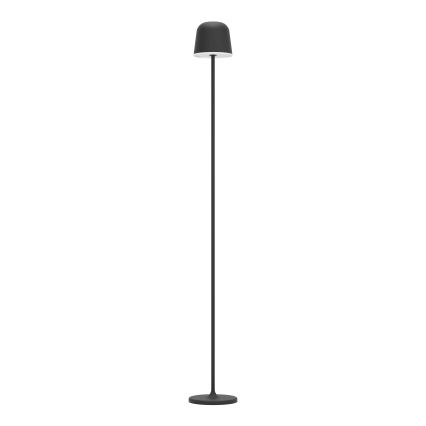 Eglo - Lampadaire extérieur à intensité variable et rechargeable LED/4,3W/5V 2400/3000/4000K IP54 noir