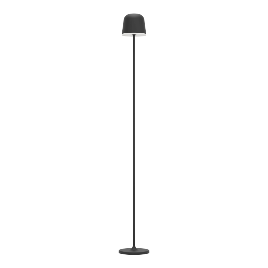 Eglo - Lampadaire extérieur à intensité variable et rechargeable LED/4,3W/5V 2400/3000/4000K IP54 noir