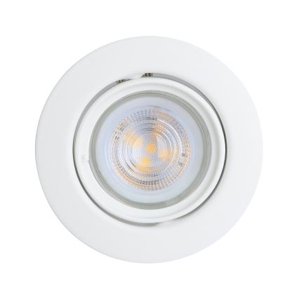 Eglo - LOT 3x Spot encastrable 1xGU10/4W/230V blanc