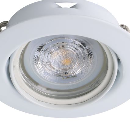 Eglo - LOT 3x Spot encastrable 1xGU10/4W/230V blanc