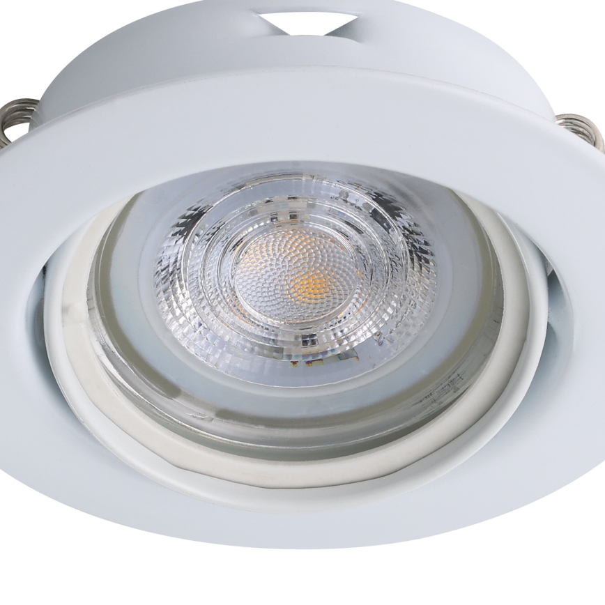 Eglo - LOT 3x Spot encastrable 1xGU10/4W/230V blanc